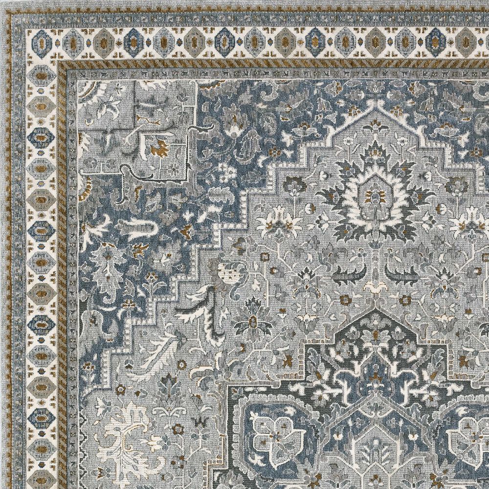 Oriental Weavers Ellington 9&#39;10&quot; x 12&#39;10&quot; Blue and Grey Area Rug, , large
