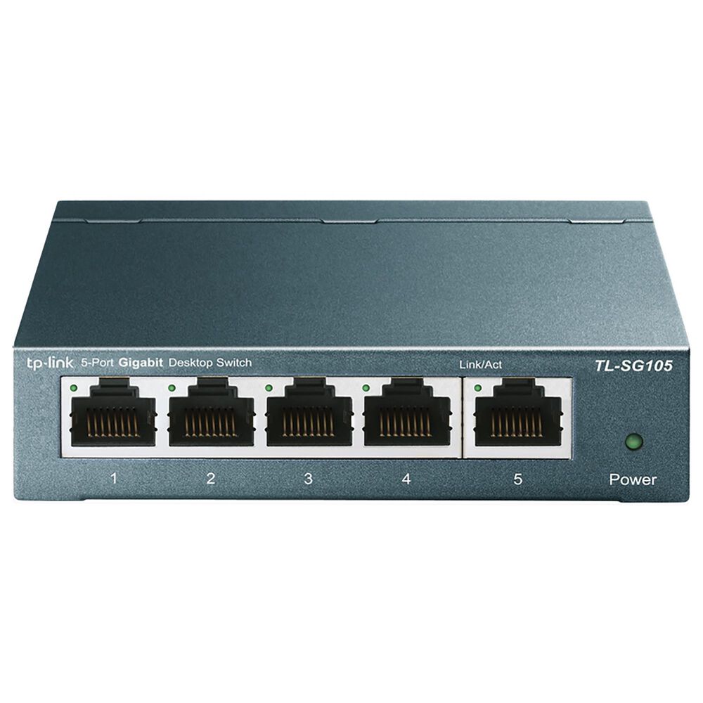 TP-LINK 5-Port Gigabit Desktop Switch in Black, , large
