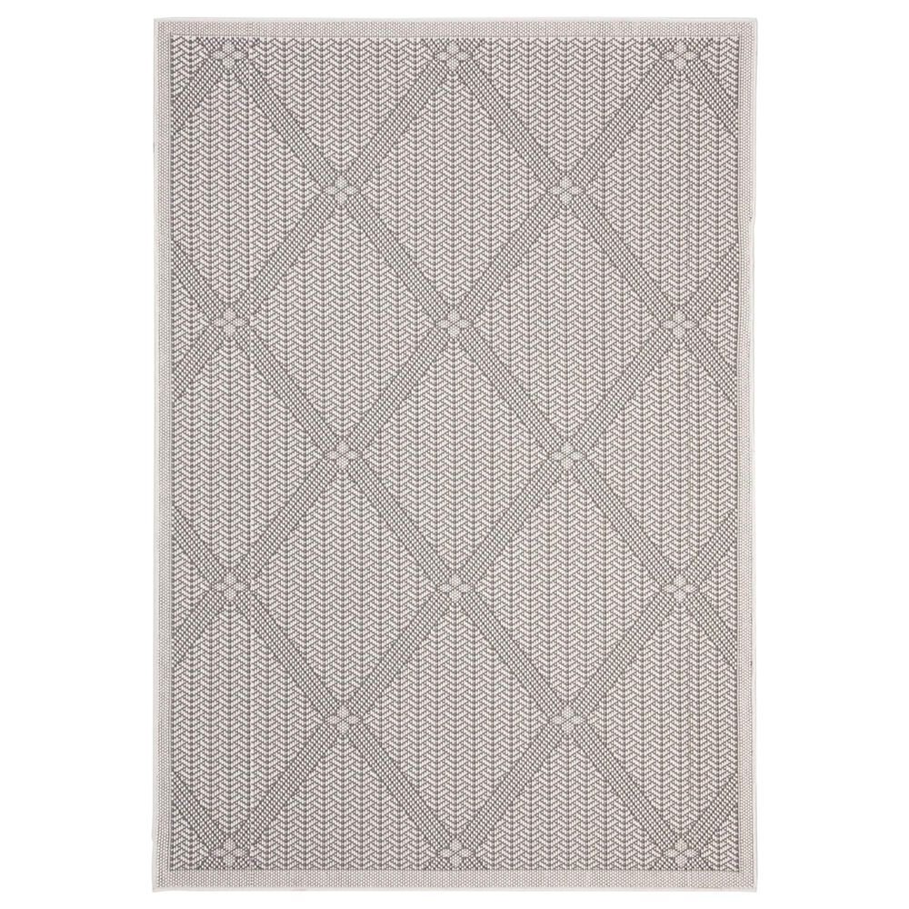 Safavieh Bermuda 5"3" x 7"6" Cream and Grey Indoor/Outdoor Area Performance Rug, , large
