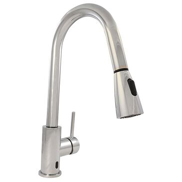 MS International Touch-Less Infrared Sensor Kitchen Faucet in Polished Chrome, , large