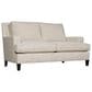 Bernhardt Addison Stationary Loveseat in White and Cream, , large