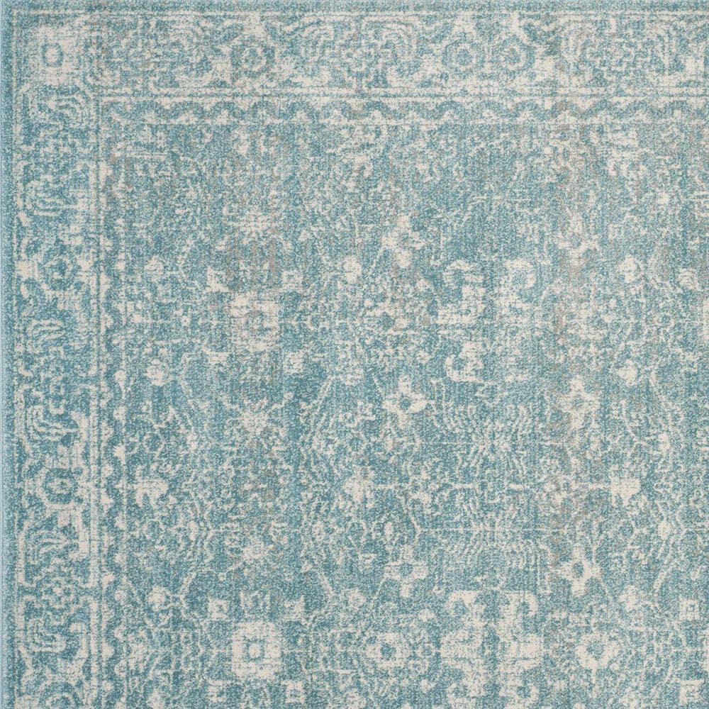 Safavieh Evoke EVK270D 2&#39;2&quot; x 11&#39; Light Blue and Ivory Runner, , large