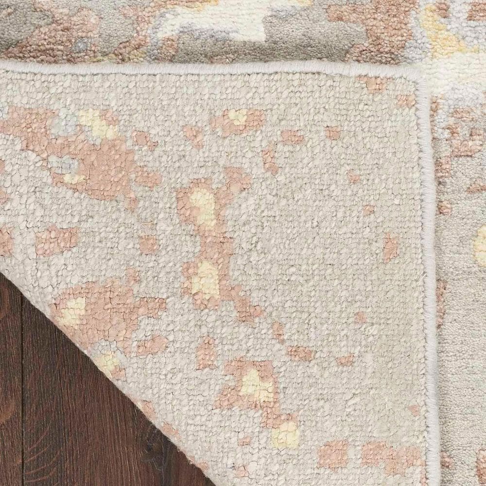 Nourison Silk Shadows SHA20 3&#39;9&quot; x 5&#39;9&quot; Silver Area Rug, , large
