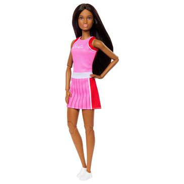 Barbie Roll and Reveal Tennis Player Doll with Ball Encasement, , large