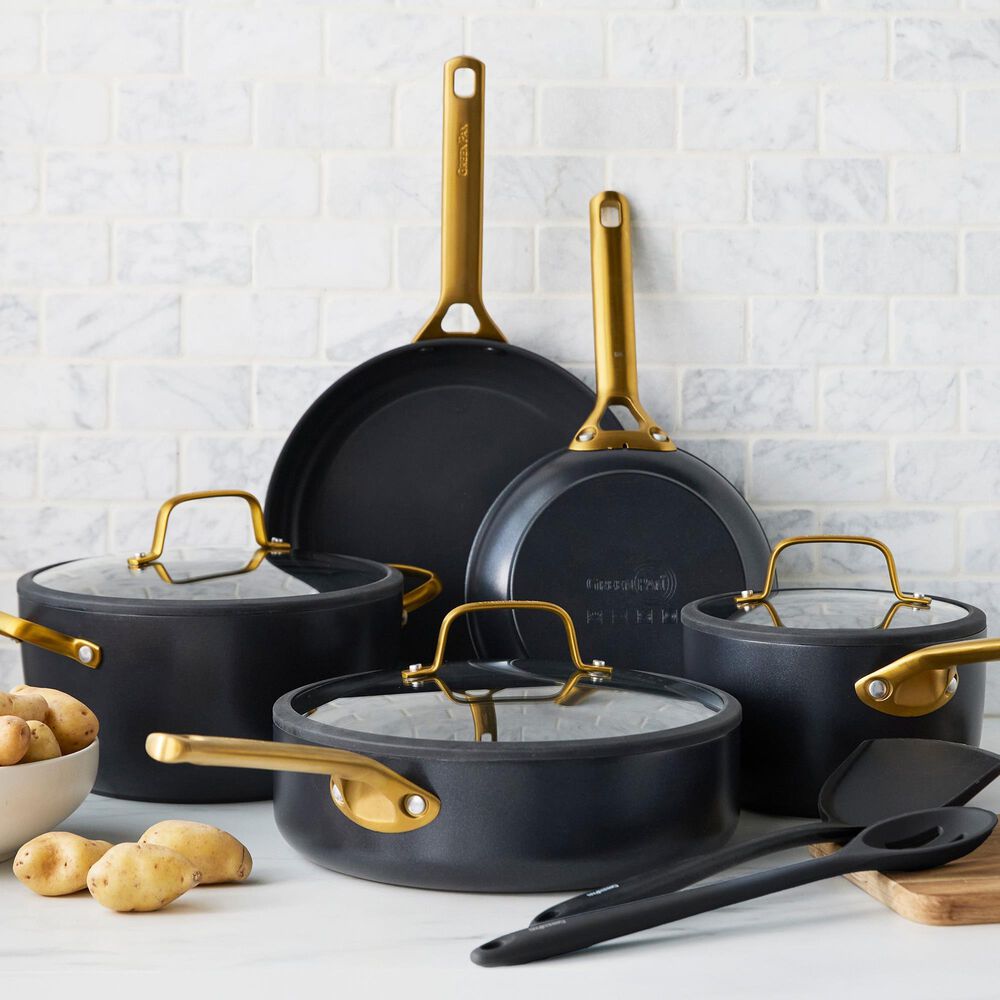 Green Pan Reserve Pro 10-Piece Nonstick Cookware Set in Black and Gold, , large