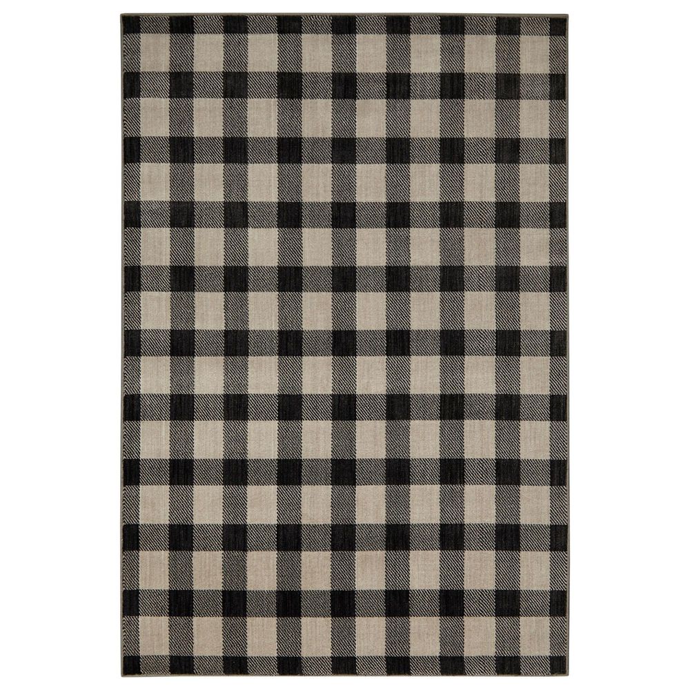 Karastan Studio 9'6" x 12'1" Gunmetal Area Rug, , large