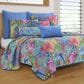 J. Queen Bold Hanalei 3-Piece King/California King Quilt Set in Turquoise, , large