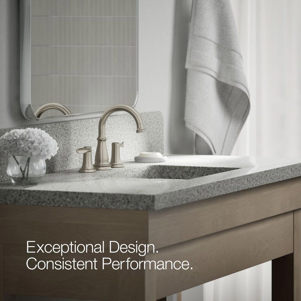 Kohler Bellera Widespread Bathroom Sink Faucet in Vibrant Brushed Nickel, , large