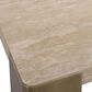 Uttermost Caress Coffee Table in Honey Beige and Antique Brass, , large