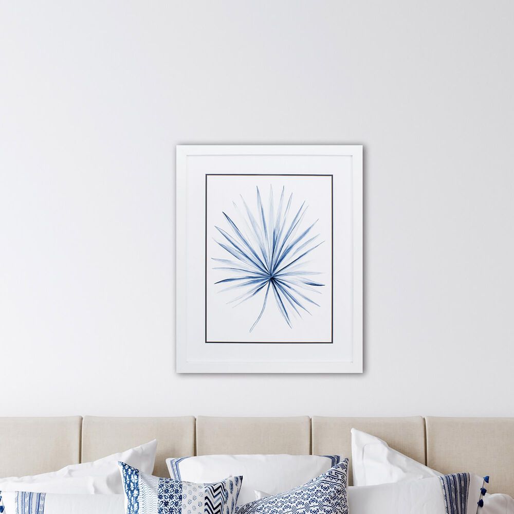 Propac &quot;Indigo Tropical Leaf II&quot; Wall Art in Blue, , large