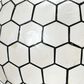 Creative Coop Simone 16" Pendant with Pearly White Shade in Black, , large
