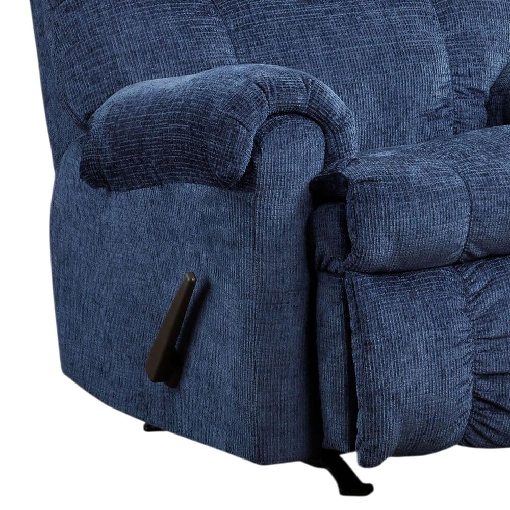 Olympia Furniture Manual Rocker Recliner in Gerald Navy, , large