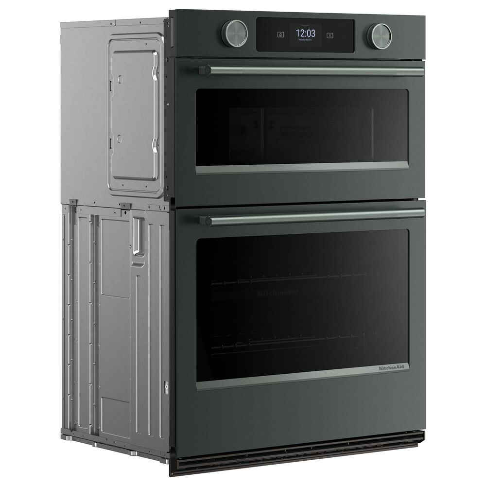 KitchenAid 2-Piece Kitchen Package with Juniper 30" Smart Combination Wall Oven and Black 30" Induction Cooktop, , large
