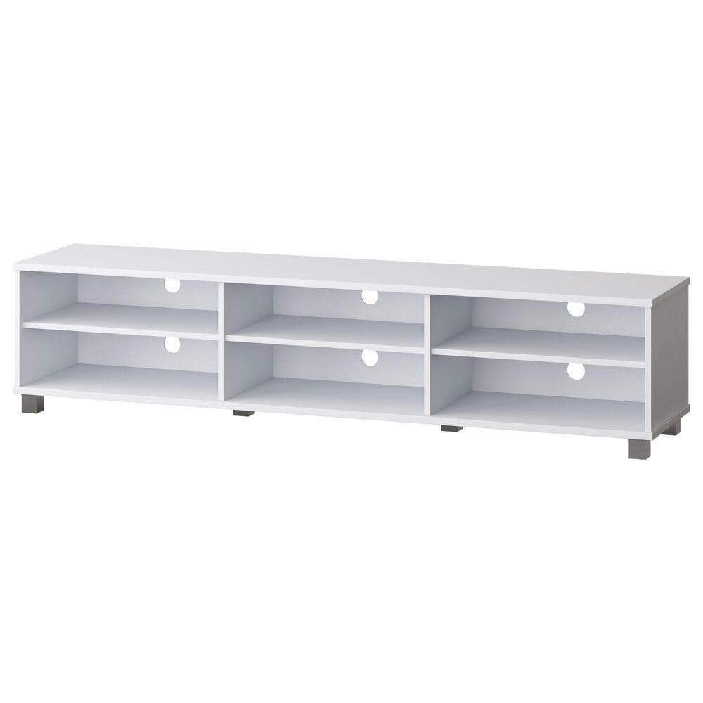 CorLiving Hollywood TV Stand in White, , large