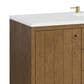 James Martin Hudson 60" Single Bathroom Vanity in Honey Oak with 3 cm Tajnar Eclos Top and Rectangular Sink, , large