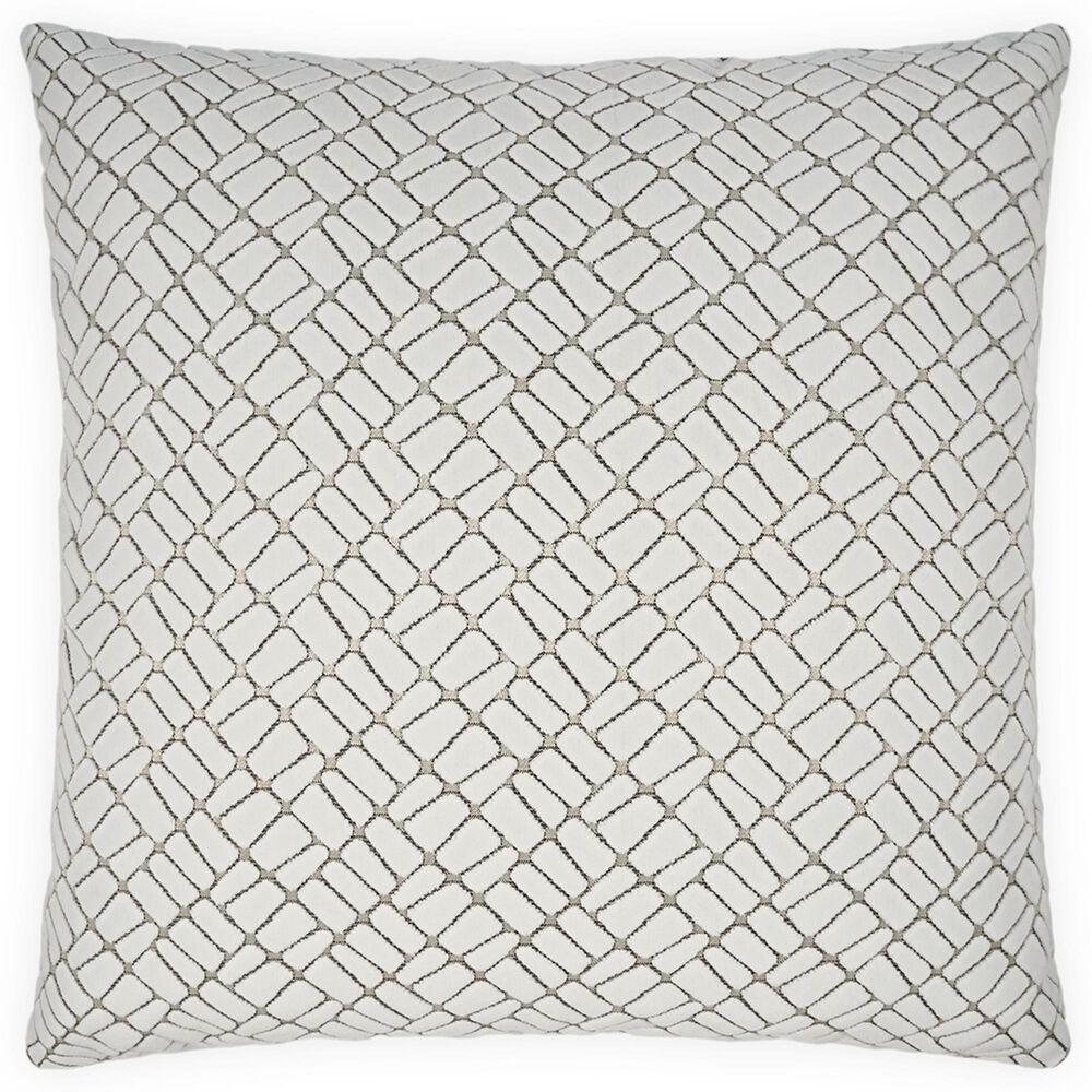 D.V.Kap Inc Melvin 24" x 24" Throw Pillow in Salt, , large