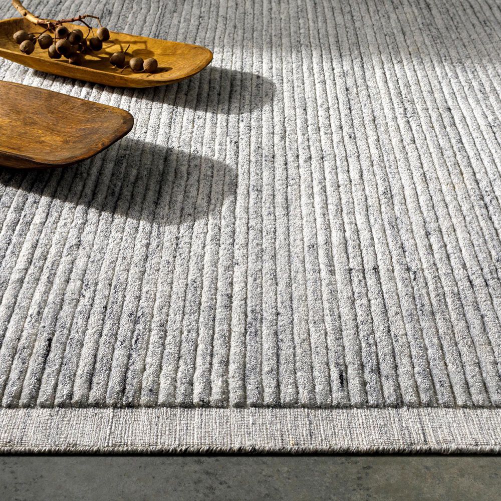 Surya Yasmin 2&#39; x 3&#39; Gray, Ivory and Black Area Rug, , large