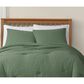 Pem America Crinkle Garment 3-Piece Full/Queen Comforter Set in Green, , large
