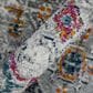 Amer Rugs Montana MON-13 7"6" Round Blue and Orange Area Rug, , large