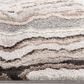 Central Oriental Structures Torrent Lime Springs 5" x 7"6" Grey and Brown Area Rug, , large