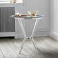 Blue River Naomi Bar Table in Brushed Stainless Steel, , large