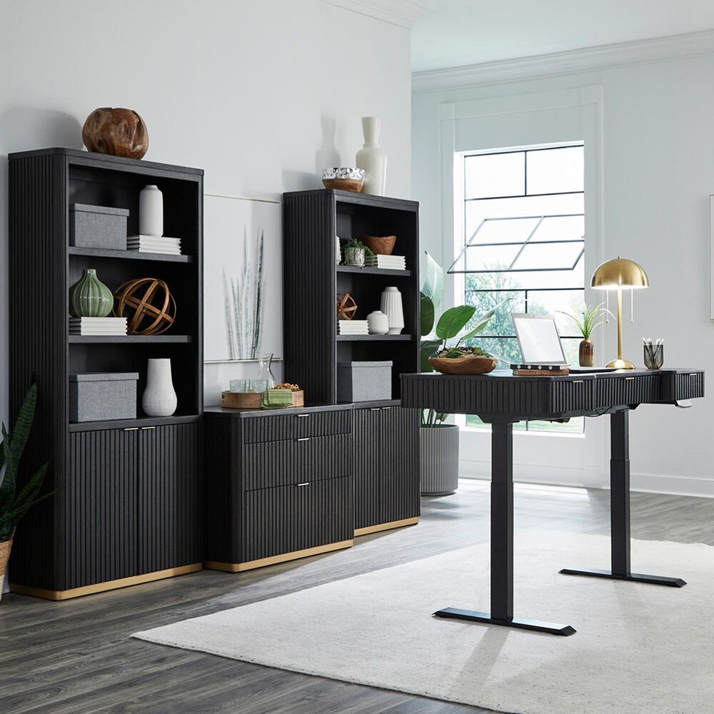 Riva Ridge Rylan 60" Lift Desk Top in Dark Roast, , large