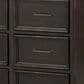 at HOME Caldwell 11 Drawer Dresser Only in Caldwell Dark Brown with Black, , large