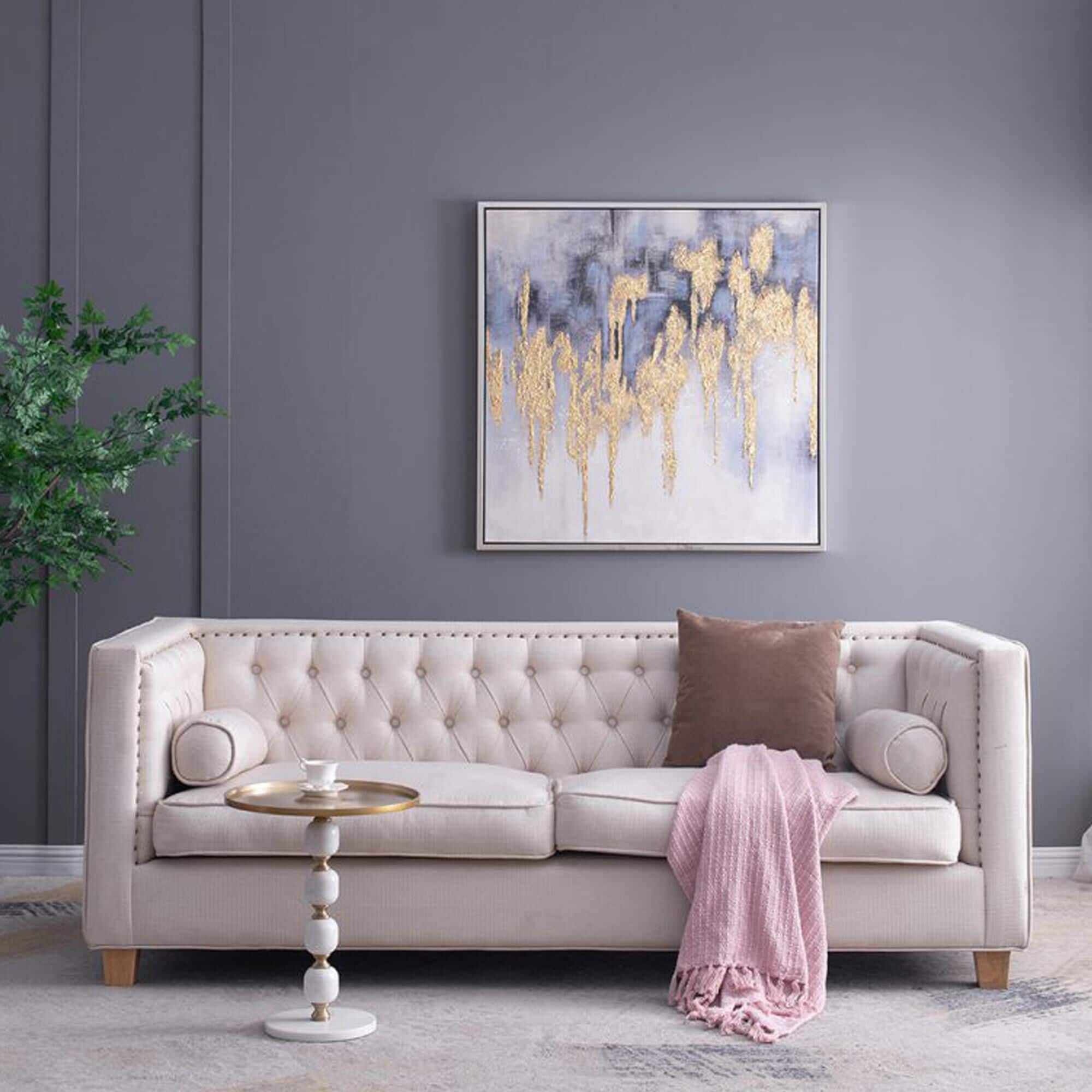 Large pink shop throw for sofa