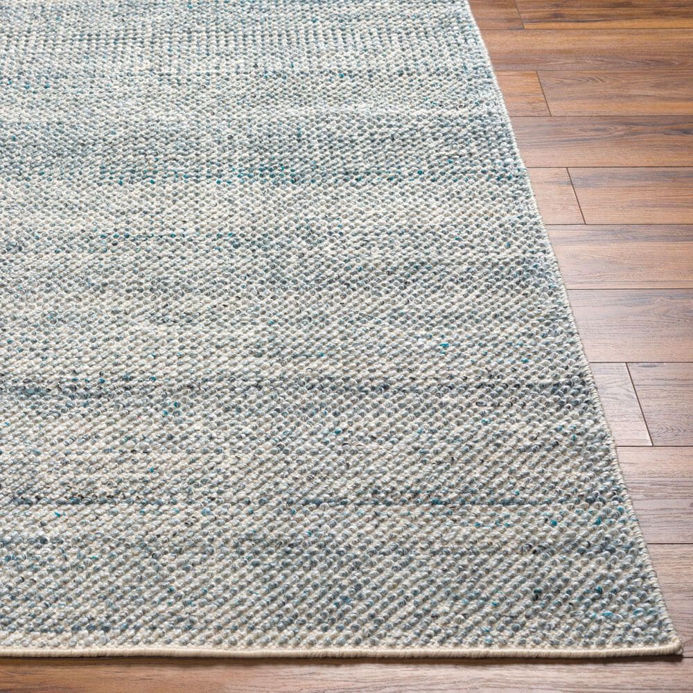 Surya Reika Bright Blue, Gray, Slate, Light Slate and Cream 10&#39; x 14&#39; Indoor/Outdoor Area Rug, , large