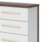 Ashley Kendanport King Upholstered Bed with Dresser, Chest, and Two Nightstands in Brown and White, , large