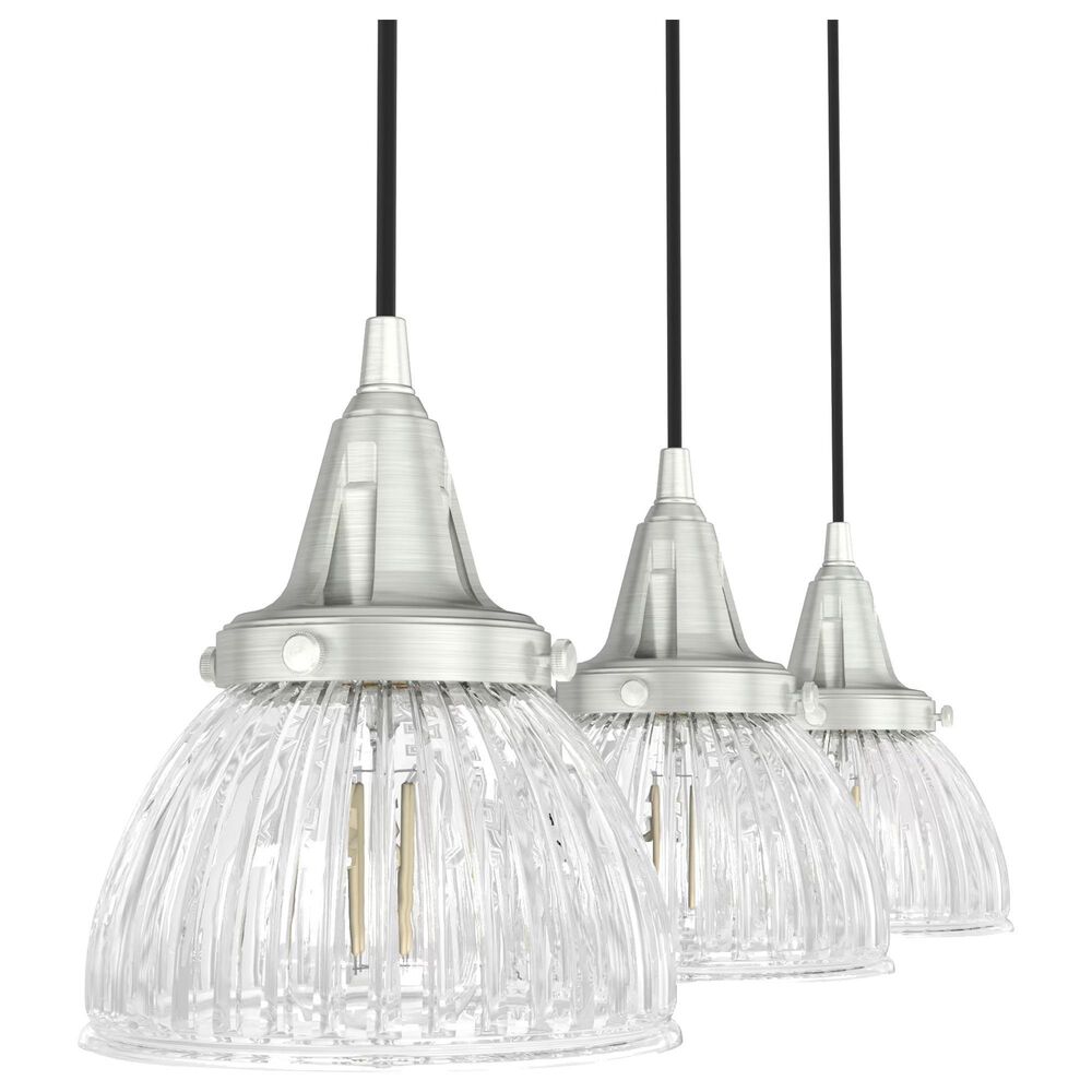 Hunter Cypress Grove 10&quot; 1-Light Pendant in Brushed Nickel, , large