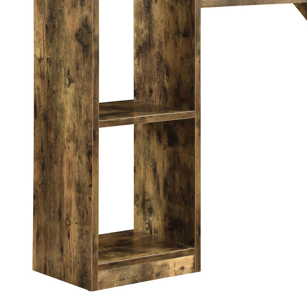 Pacific Landing Belvedere 5-Shelf Bar Table Storage in Antique Nutmeg, , large