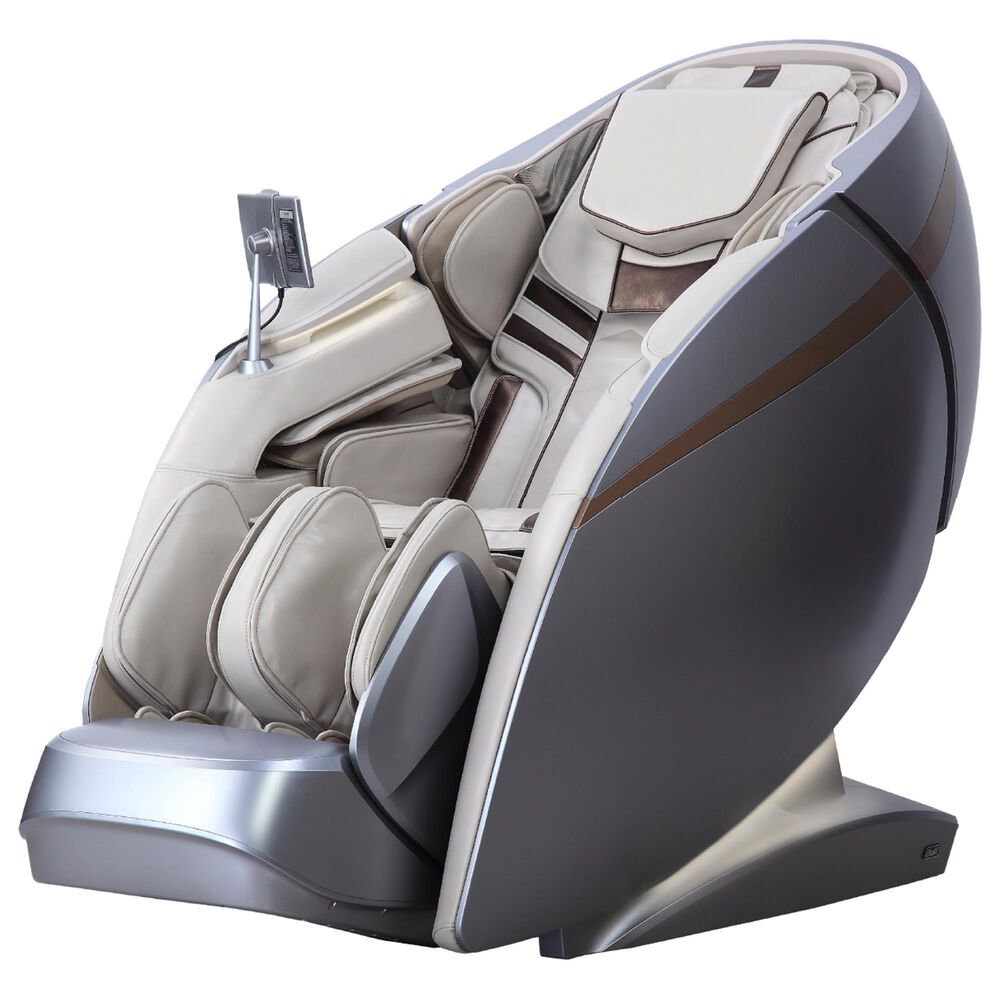 Osaki OS-Pro 4D DuoMax SE Zero Gravity Massage Chair in Stormy Grey, , large
