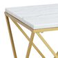 Mayberry Hill Riko Coffee Table in Gold and White, , large