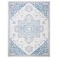 Safavieh Micro-Loop 9" x 12" Ivory and Navy Area Rug, , large