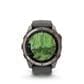 Garmin Fenix 8 Pro Sapphire AMOLED Smartwatch 51mm Titanium Case with Graphite Black Silicone Band, , large