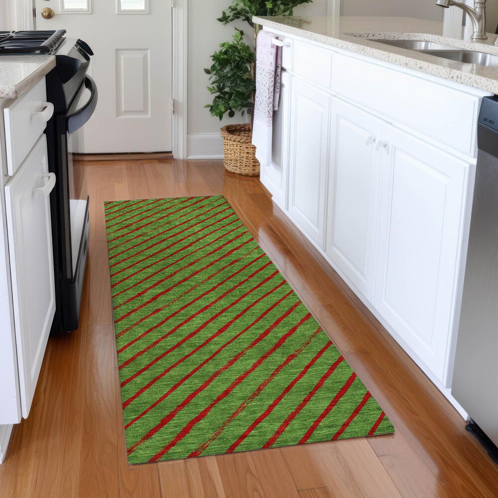 Dalyn Rug Company Wonderland WN27 2&#39;3&quot; x 7&#39;6&quot; Fern Indoor/Outdoor Runner, , large