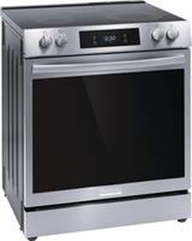 Frigidaire Gallery 30&quot; Front Control Electric Range with Total Convection in Stainless Steel, , large