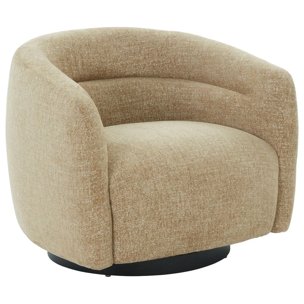 Safavieh Kellybryn Swivel Chair in Light Brown, , large