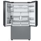 Samsung Bespoke Bespoke 24 Cu. Ft. French Door Refrigerator with Beverage Center - White Glass Top Panels and Grey Glass Bottom Door Panel Included, , large