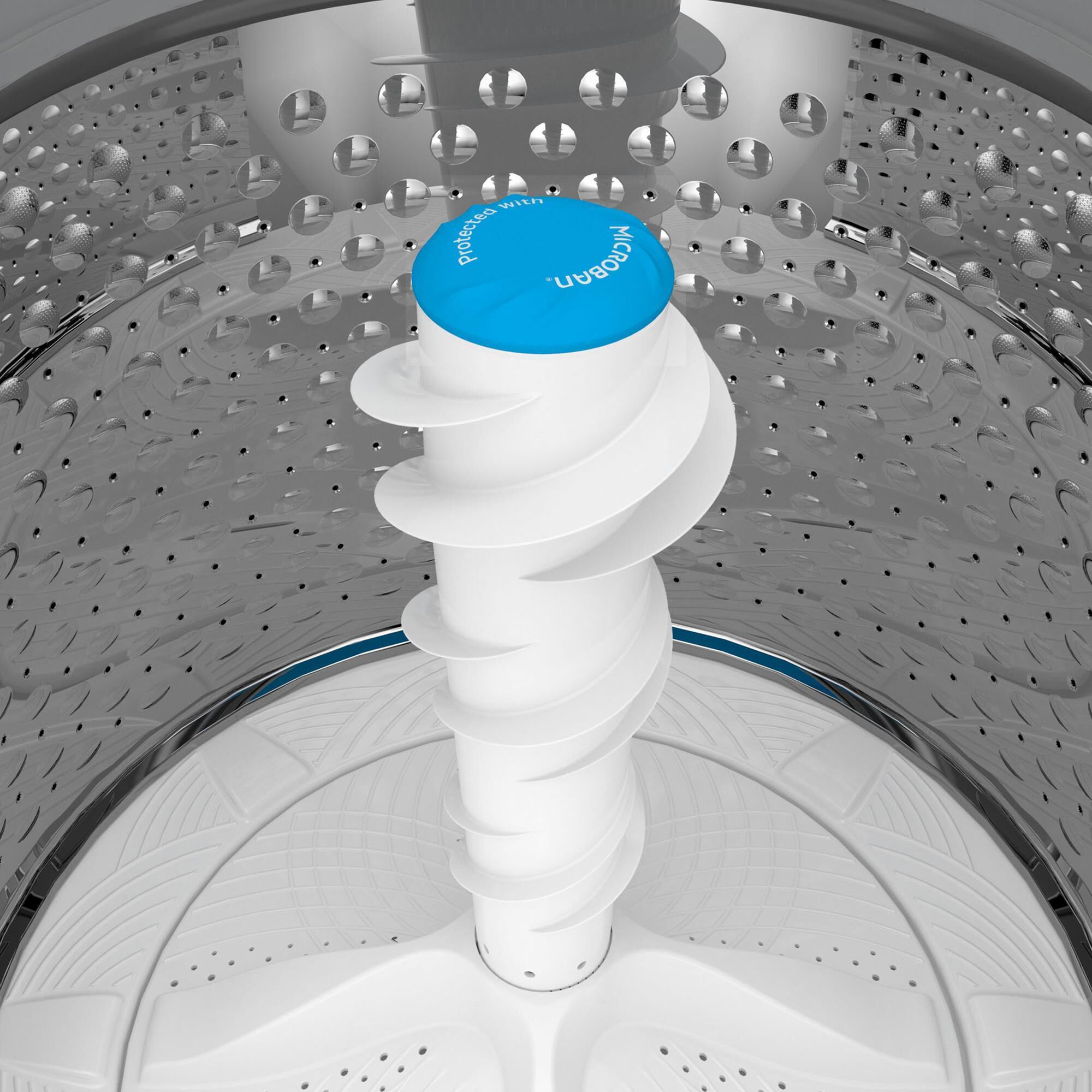GE Profile 4.9 Cu. Ft. Top Load Washer with Agitator in White
