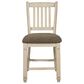 Signature Design by Ashley Bolanburg Upholstered Counter Stool in Antique White, , large