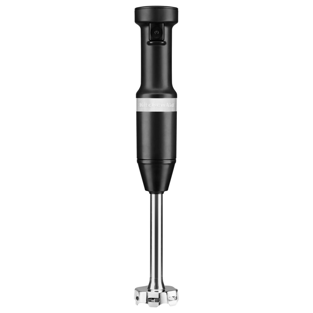 KitchenAid Corded Variable Speed Hand Blender in Matte Black, , large