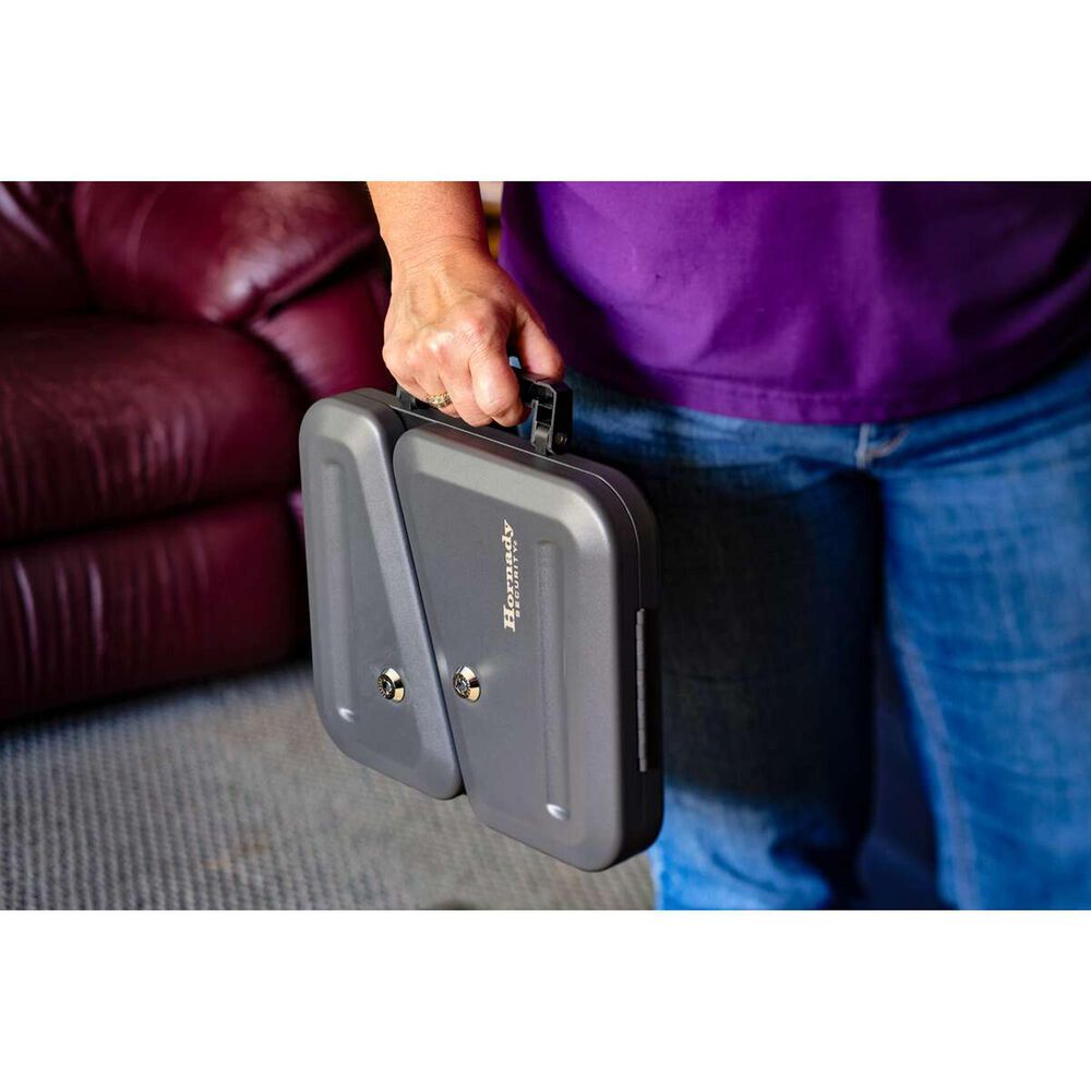 Snapsafe Dual-Lid Lock Box in Black, , large