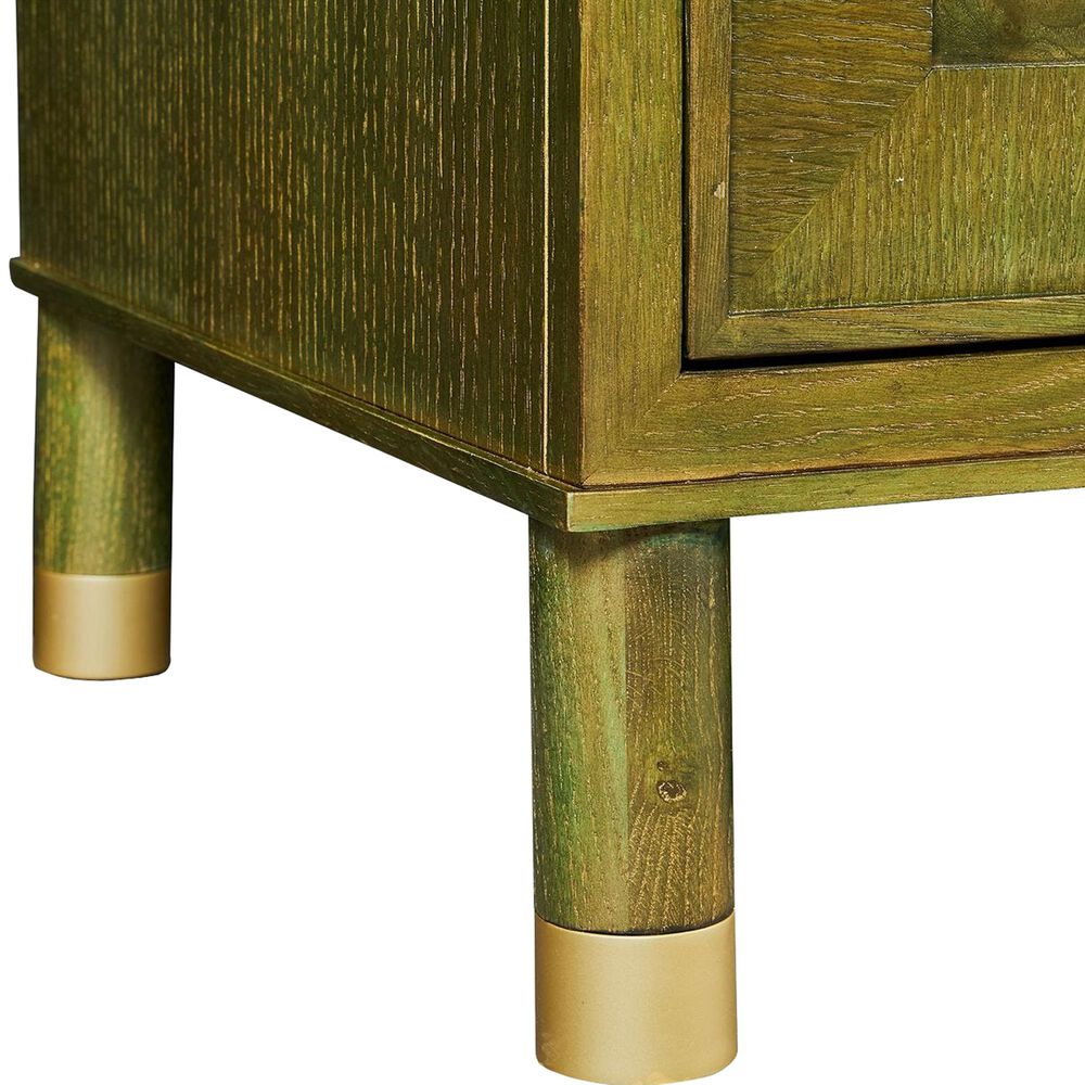 Uttermost Palais 4-Door Cabinet in Olive and Brass, , large