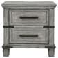 Ashley Russelyn 2 Drawer Nightstand in Gray, , large