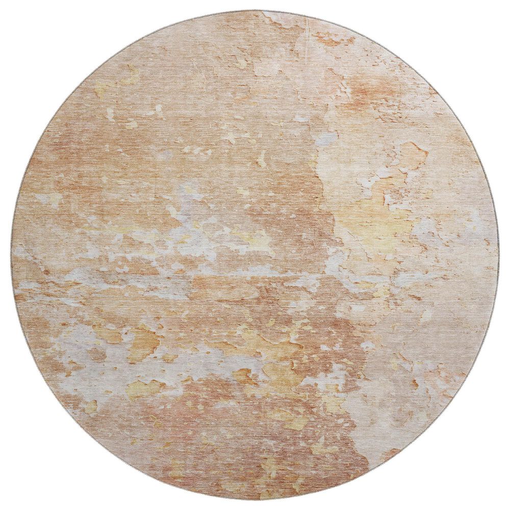 Dalyn Rug Company Ravenna RN3 8" Round Salmon Area Rug, , large