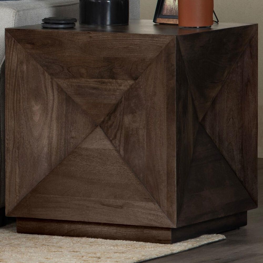 Crestview Collection Atticus End Table in Brown, , large