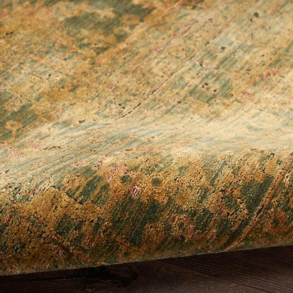 Nourison Luxurious 8&#39;6&quot; x 11&#39;6&quot; Olive Area Rug, , large