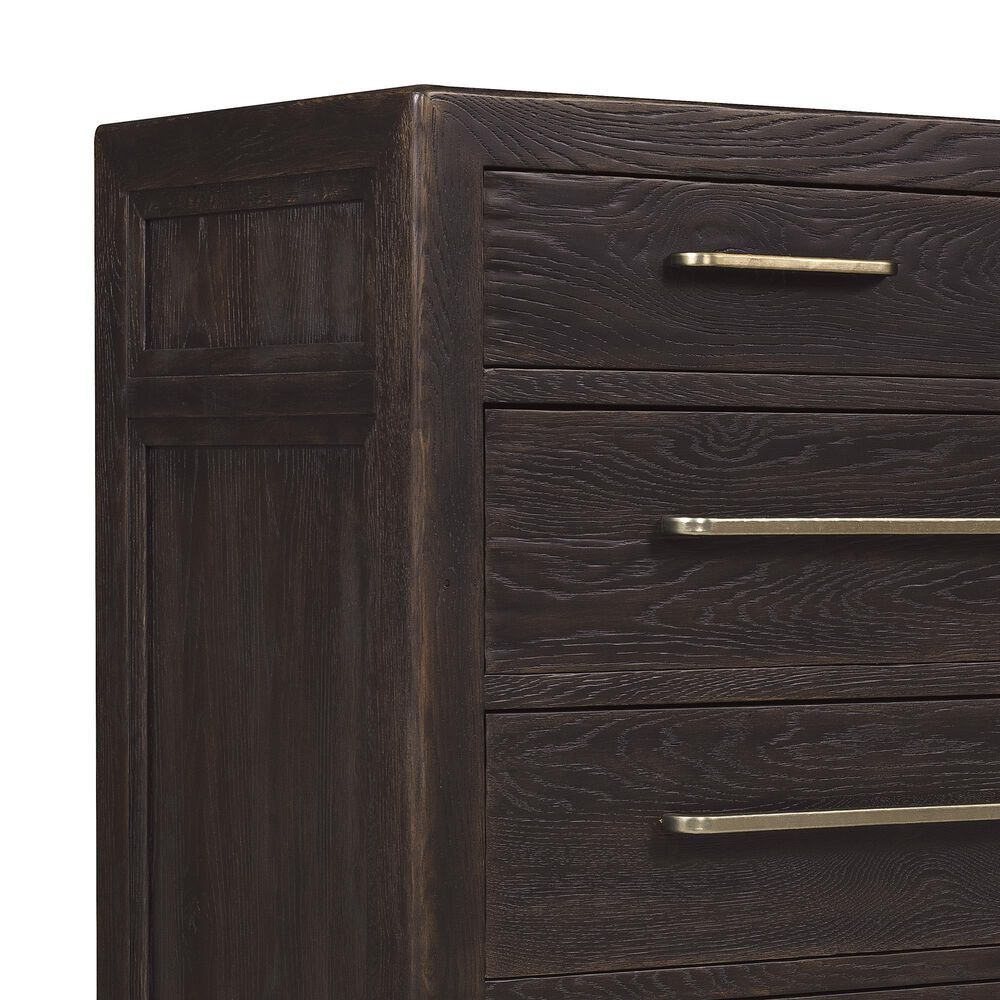 Hooker Furniture Driftwood 4-Piece King Panel Bedroom Set in Burnt Timber, , large